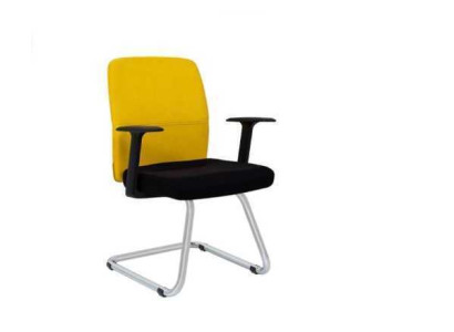 Modern Luxus Polster Stühle Gelb Designer Möbel Textil Lehnstuhl neu